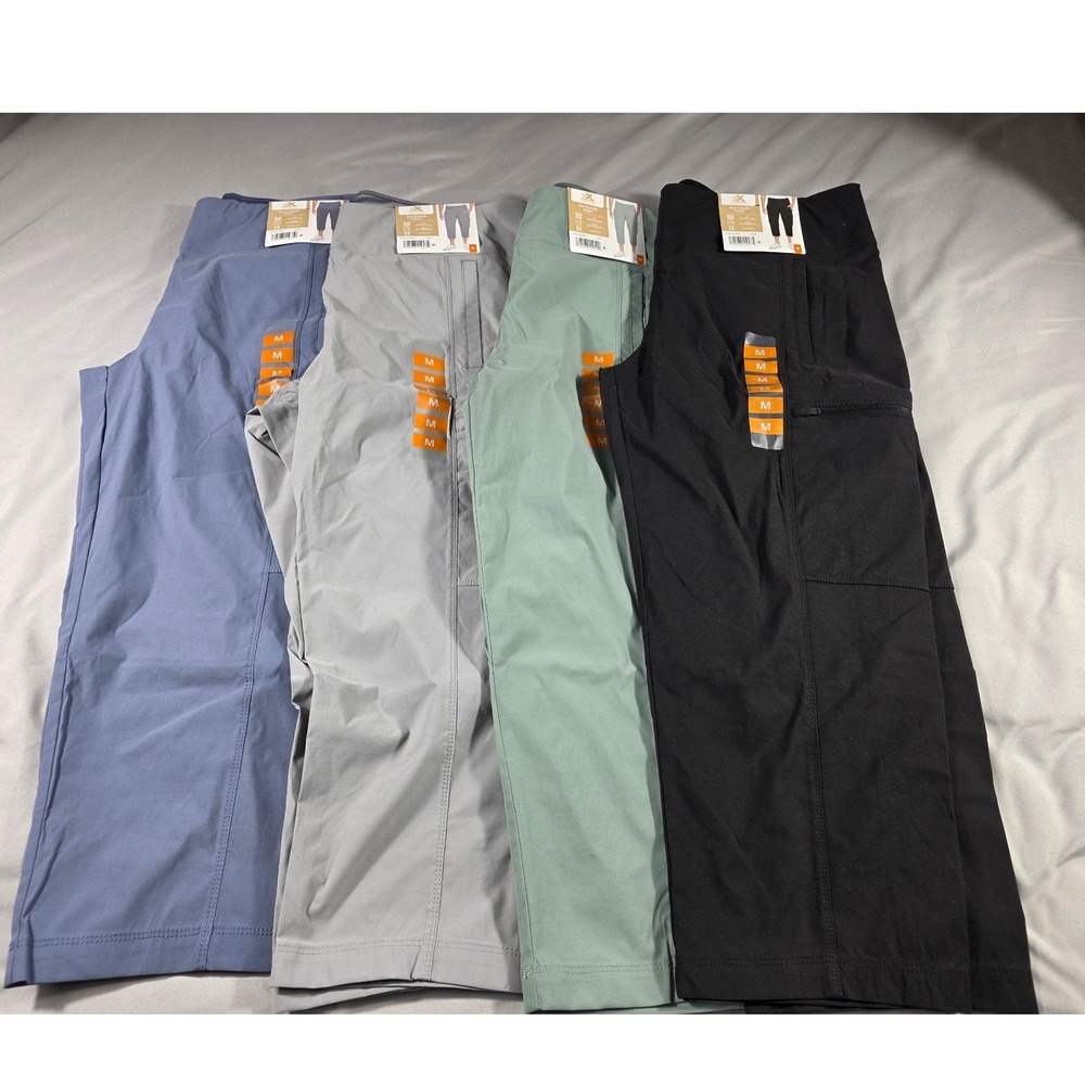 Zeroxposur Outdoor Capri Pant Women Medium Stretch UPF 50+ Bundle of 4 NEW
